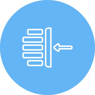 margin web simgesi, vektör illüstrasyon tasarımı 