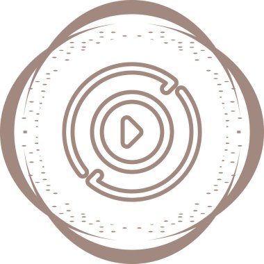 Web simgesi, vektör illüstrasyonu işleniyor             