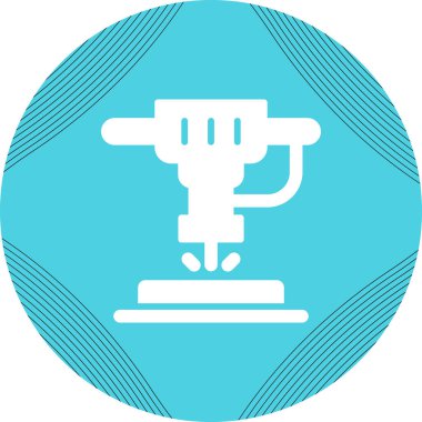 Makineler. Web simgesi basit tasarım