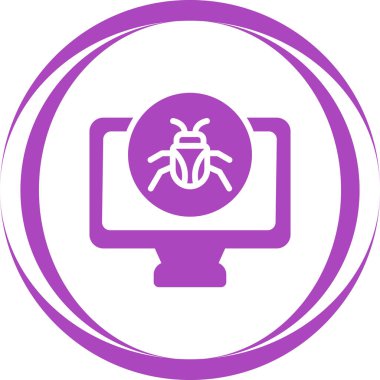 bilgisayar web simgesi basit illüstrasyon