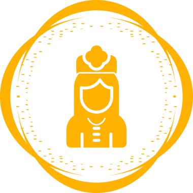 Hemşire Web simgesi vektör illüstrasyonu