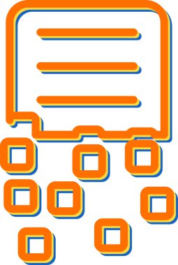 Düz veri kaybı önleme vektör simgesi