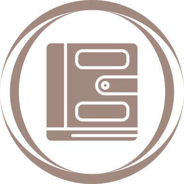 Not defteri simgesinin vektör illüstrasyonu