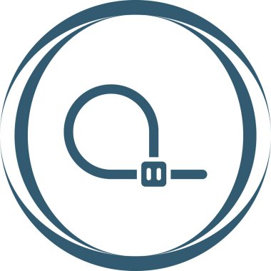 Kablo bağı gericisinin basit çizgisi