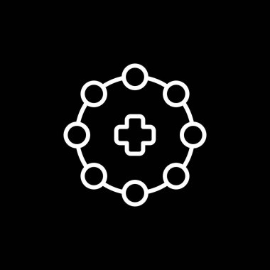 Seçilen düğmenin basit vektör resmi