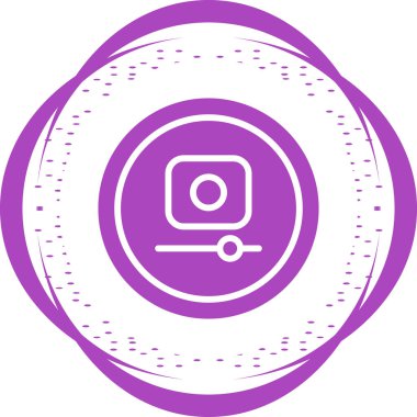 video simgesi vektör illüstrasyonu 