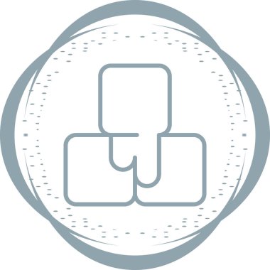 Buz ağı ikonu vektör illüstrasyonu 