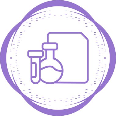 Düz veri vektörü soyut basit simge 