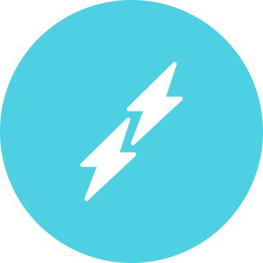 yıldırım cıvata kutsal kişilerin resmi, vektör çizim