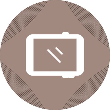 Tablet web simgesi, vektör çizim