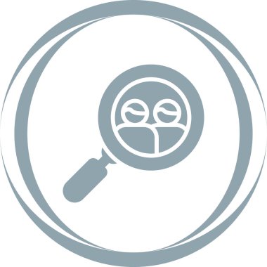 araştırma web simgesi vektör illüstrasyonu