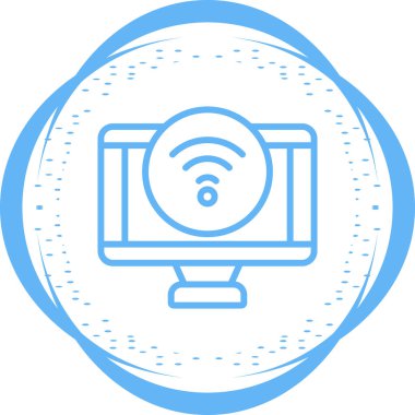 bilgisayar web simgesi basit illüstrasyon