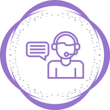 Kişisel Ağ Simgesi Vektör İllüstrasyonu