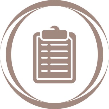 belge web simgesi vektör illüstrasyonu