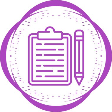 Pano simgesinin vektör illüstrasyonu