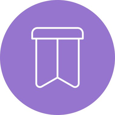 Yer İmi modern simgesinin vektör çizimi          