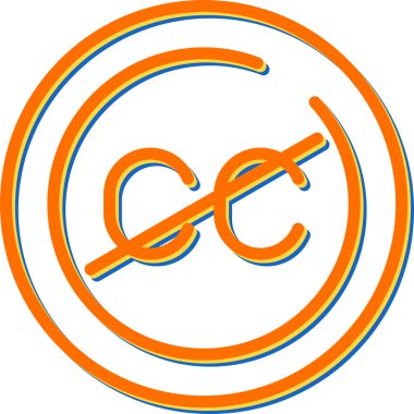 Uygulamalar ve web siteleri için kapatılan altyazı veya altyazı düz vektör simgesi