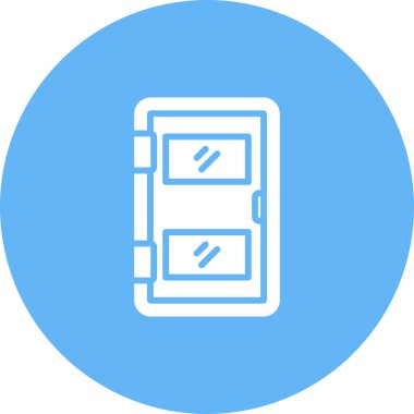 Kapı modern simgesinin vektör illüstrasyonu    