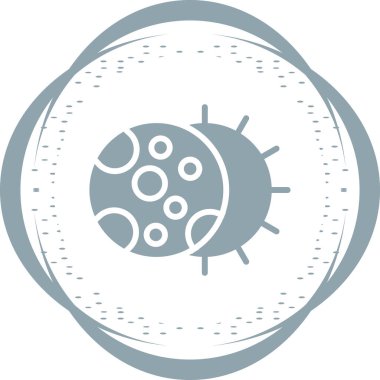 Güneş tutulmasının temel doğrusal çizimi