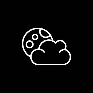 bulut web simgesi vektör illüstrasyonu