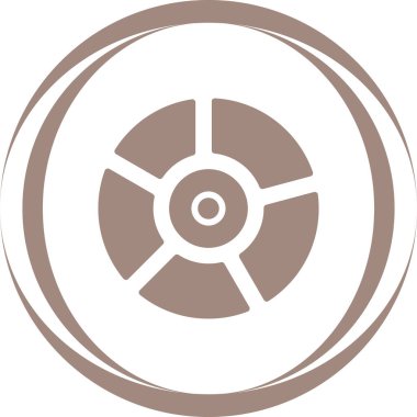 Pasta grafiği vektör illüstrasyonu