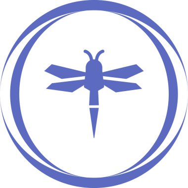 Yusufçuk web simgesi, basit vektör illüstrasyonu