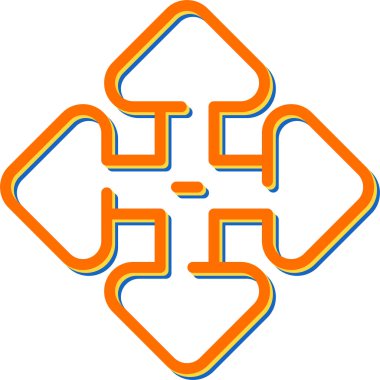 İmleç ağ simgesinin vektör illüstrasyonu    