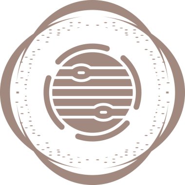 Planet web simgesinin vektör illüstrasyonu         