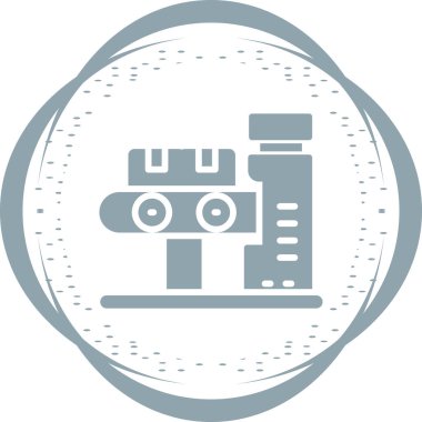 Taşıyıcı simgesinin vektör illüstrasyonu