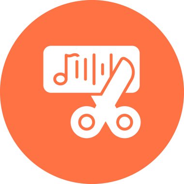 Ağ simgesi kesiliyor, vektör illüstrasyonu