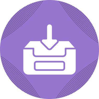 e-posta zarfında ok simgesi var. logo illüstrasyonu