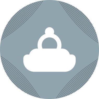 Nişan halkasının basit vektör çizimi