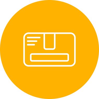 Paket. Web simgesi basit illüstrasyon 