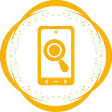 arama web simgesi vektör illüstrasyonu