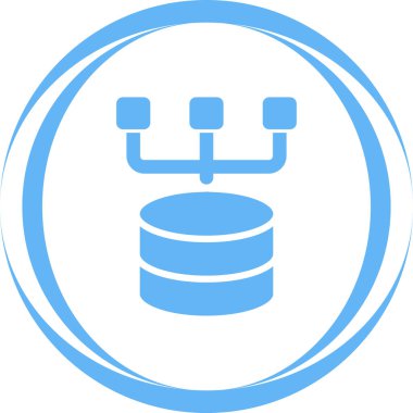  Veri modelleme. Web simgesi illüstrasyonu