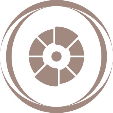 belge web simgesi vektör illüstrasyonu