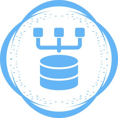  Veri modelleme. Web simgesi illüstrasyonu