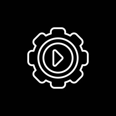  Dişli web simge vektör çizim 