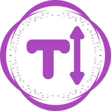 vektör illüstrasyon metin simgesi