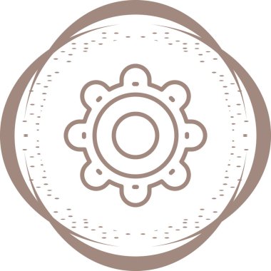 ayar simgesi vektör illüstrasyonu