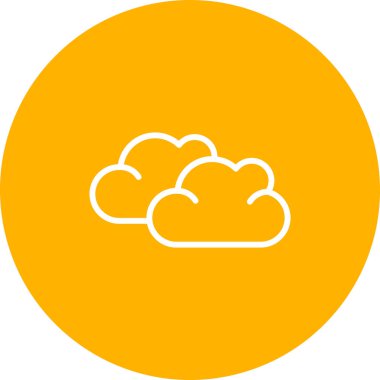 bulut web simgesi vektör illüstrasyonu