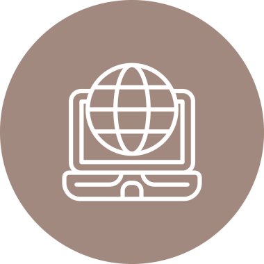 genel ağ vektör simgesi 