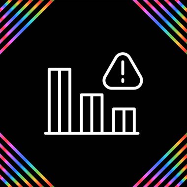 Finansal tablo ikonu. Diyagram işareti. Beyaz arkaplanda izole edilmiş iş diyagramı sembolü