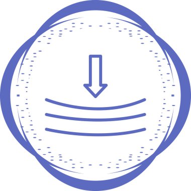 Rekabetçi Baskının basit vektör çizimi