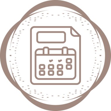 renkli takvim simgeleri. olay hatırlatıcı sembolleri. Renkli web düğmeleri. Beyaz arkaplanda izole edilmiş vektör illüstrasyonu