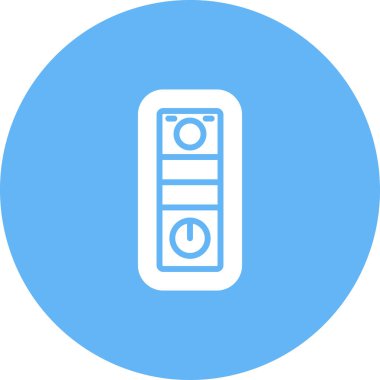 bilgisayar masaüstü simgesi vektör çizimi