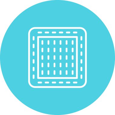 Ana kart bilgisayar simgesi, vektör illüstrasyonu