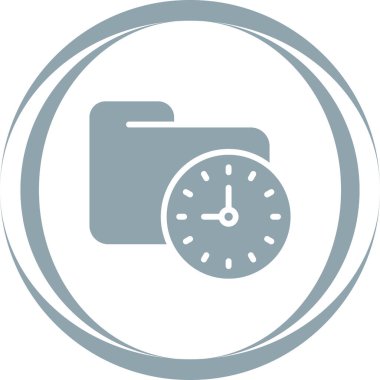 belge web simgesi vektör illüstrasyonu