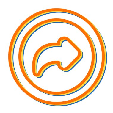 Paylaş. Web simgesi basit tasarım