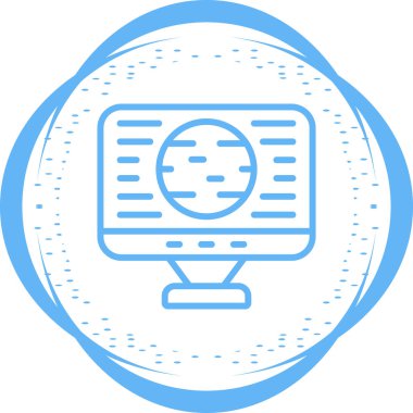 araştırma web simgesi vektör illüstrasyonu